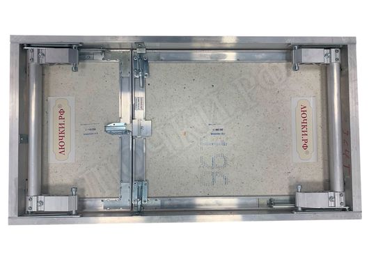 Люк под плитку Нажимной Секрет-Лайт 2 створки 800*750 Люк под плитку Нажимной Секрет-Лайт 2 створки 800*750