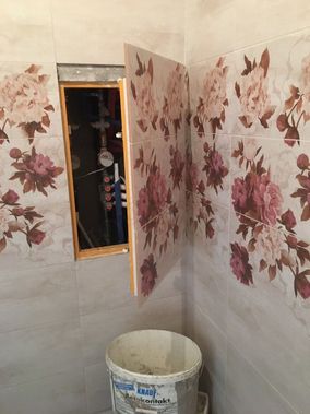 Люк под плитку нажимной Апельсин, 1 створка Люк под плитку нажимной Апельсин, 1 створка