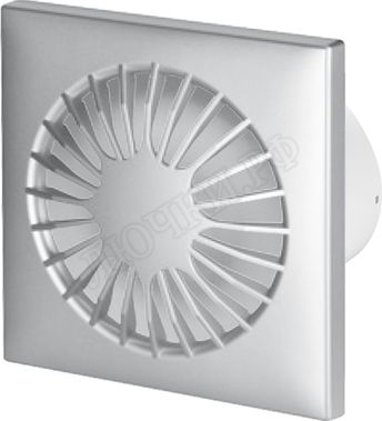 Вытяжной вентилятор Awenta System+, Silent, 100 KWS100T, Omega, POSA100, Серебро (сатин), пластик Вытяжной вентилятор Awenta System+, Silent, 100 KWS100T, Omega, POSA100, Серебро (сатин), пластик