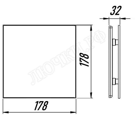 Панель для вентиляторов Awenta System+, Trax Glass, PTGG125M, Серый матовый стекло Панель для вентиляторов Awenta System+, Trax Glass, PTGG125M, Серый матовый стекло