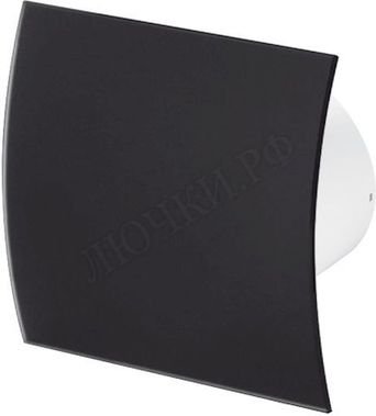 Вытяжной вентилятор Awenta System+, Silent, 100 KWS100T, Escudo, PECB100M, Чёрный матовый, пластик Вытяжной вентилятор Awenta System+, Silent, 100 KWS100T, Escudo, PECB100M, Чёрный матовый, пластик